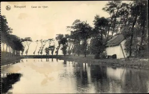 Ak Nieuwpoort Westflandern, Yser-Kanal