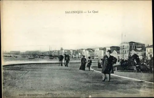 Ak Saloniki Thessaloniki Griechenland, Promenade