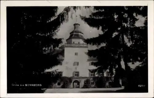 Ak Sonnberg Niederösterreich, Schloss, Turm