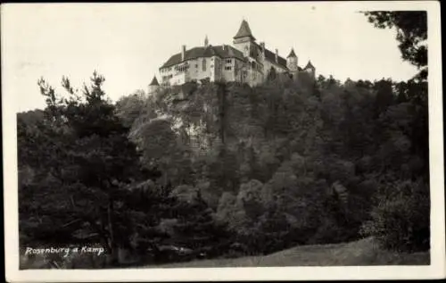 Ak Rosenburg Mold in Niederösterreich, Schloss Rosenburg am Kamp