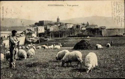 Ak Hondarrabia Hondarrabia Baskenland, Gesamtansicht