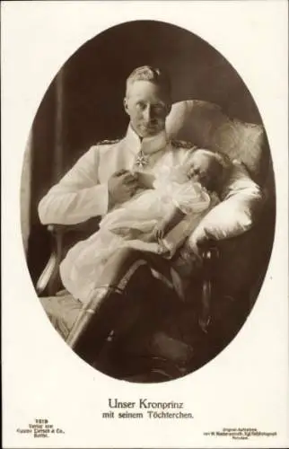 Ak Kronprinz Wilhelm von Preußen mit Prinzessin Alexandrine, Liersch 7519