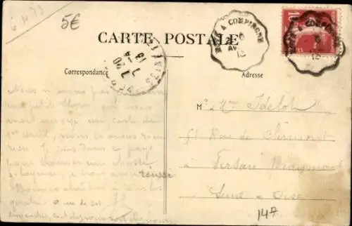 Ak Roye sur Matz Oise, Le Chateau