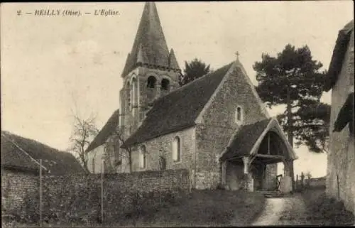 Ak Reilly Oise, Kirche