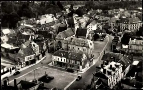 Ak Mouy Oise, Vue d'ensemble, La Place