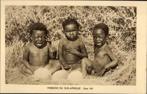 Ak Mission in Afrika, Afrikanische Kinder, Portrait