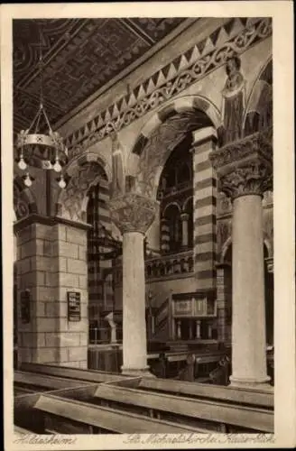 Ak Hildesheim in Niedersachsen, St. Michaeliskirche, Kaiserblick