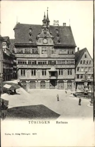 Ak Tübingen am Neckar, Rathaus