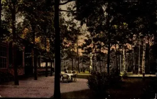 Ak Zeithain in Sachsen, Truppenübungsplatz, Offizierspark