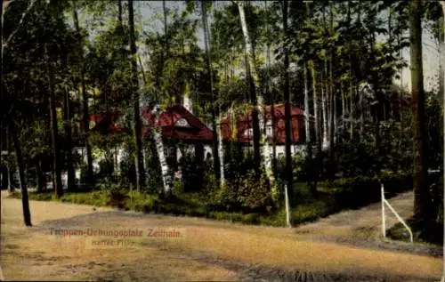 Ak Zeithain in Sachsen, Truppenübungsplatz, Kaffee Finke