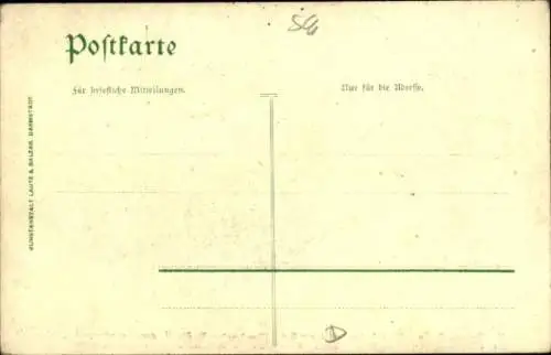 Ak Mannheim in Baden, Planken, Hauptpost