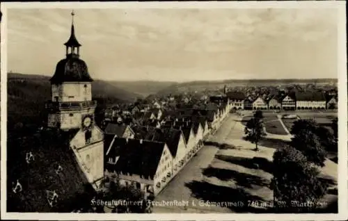 Ak Freudenstadt im Schwarzwald, Blick auf die Stadt