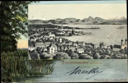 Ak Friedrichshafen am Bodensee, Gesamtansicht