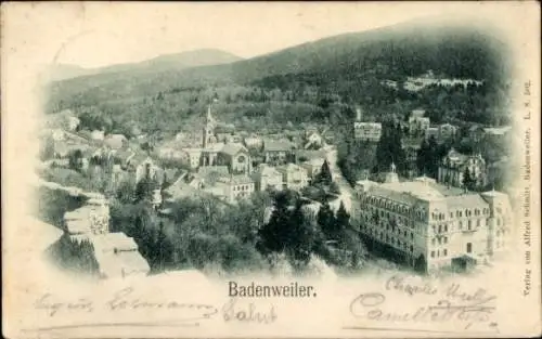 Ak Badenweiler im Schwarzwald, Panorama