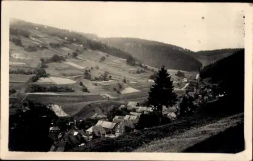 Ak Gießübel in Thüringen, Panorama