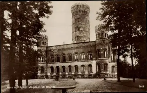 Ak Seebad Binz auf Rügen, Jagdschloss Granitz