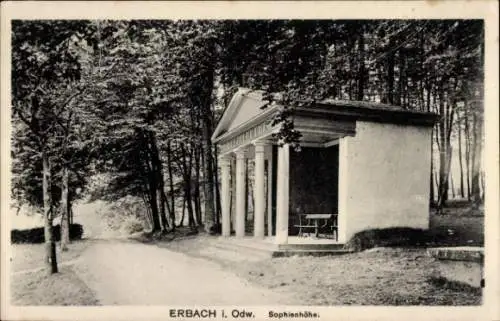 Ak Erbach im Odenwald Hessen, Sophienhöhe