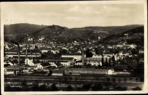Ak Lörrach in Baden, Panorama