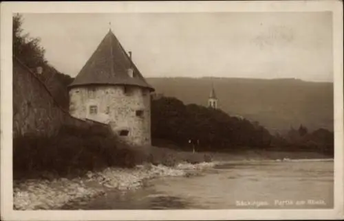 Ak Bad Säckingen am Hochrhein, Teilansicht