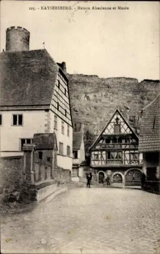 Ak Kaysersberg Kaysersberg Haut Rhin, Maison Alsacienne et Musee