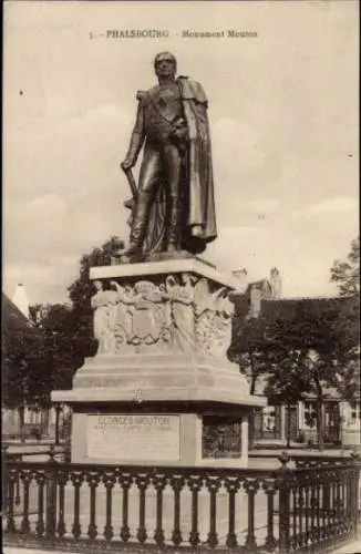 Ak Phalsbourg Pfalzburg Lothringen Moselle, Monument Mouton