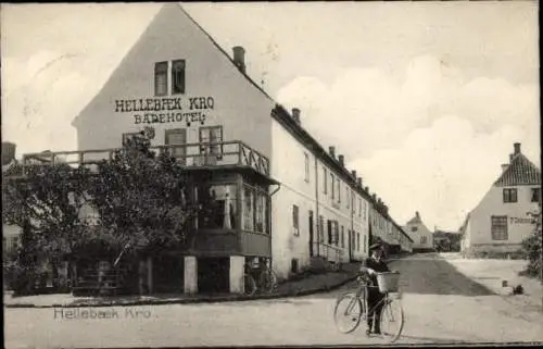 Ak Hellebaek Dänemark, Hellebaek Kro Badehotel