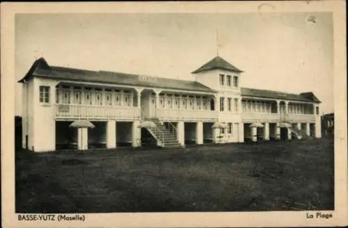 Ak Basse Yutz Niederjeutz Jeutz Lothringen Moselle, Strand