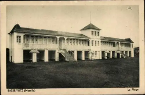 Ak Basse Yutz Niederjeutz Jeutz Lothringen Moselle, Strand