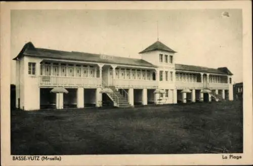 Ak Basse Yutz Niederjeutz Jeutz Lothringen Moselle, Strand