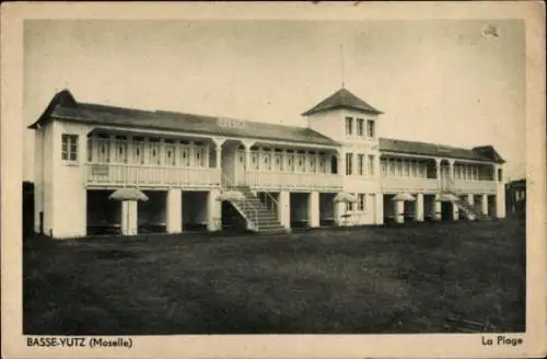 Ak Basse Yutz Niederjeutz Jeutz Lothringen Moselle, Strand