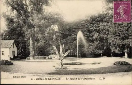 Ak Nuits Saint Georges Côte-d’Or, Jardin de l’Arquebuse