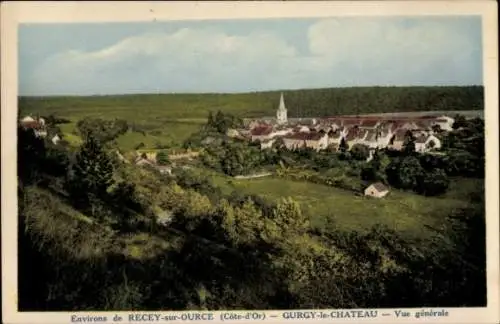 Ak Gurgy-le-Château Côte d’Or, Panorama
