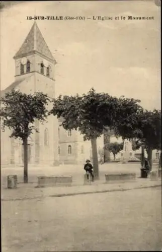 Ak Is sur Tille Côte-d’Or, Kirche, Monument