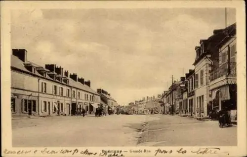 Ak Guérigny Nièvre, Grande Rue