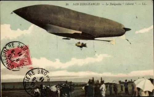 Ak Luftschiff Liberte, Zeppelin
