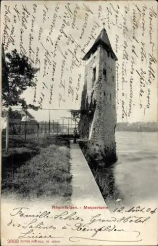 Ak Rheinfelden Kanton Aargau Schweiz, Messerturm