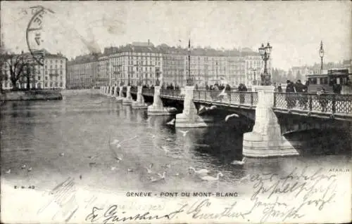 Ak Genève Genf Stadt, Les Mouettes