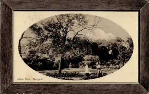 Passepartout Ak Margate Kent England, Partie im Dane Park