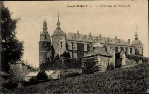 Ak Saint Hubert Wallonien Luxemburg, Chateau de Mirwart