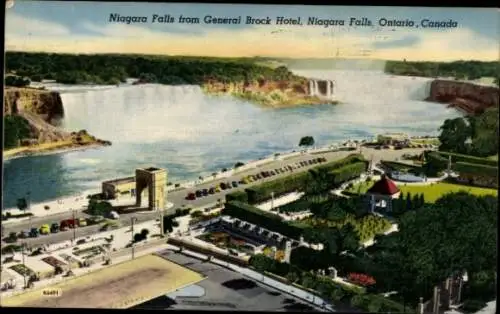 Ak Niagara Falls Ontario Kanada, from General Brock Hotel