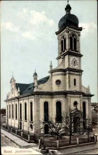 Ak Basel Stadt Schweiz, Josefskirche