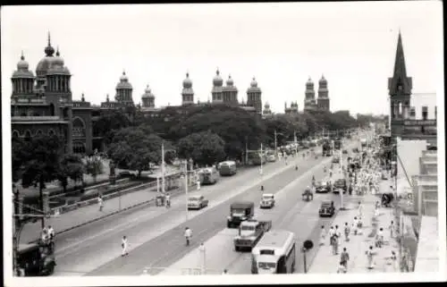 Foto Ak Chennai Madras Indien, Esplanade