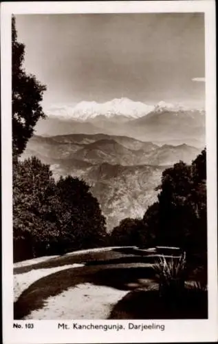 Ak Darjeeling Indien, Mt. Kanchengunja