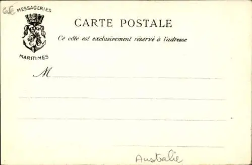 Ak Perth Westaustralien, Blick vom Mount Éliza