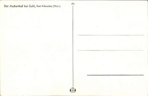 Ak Suhl in Thüringen, Aschenhof
