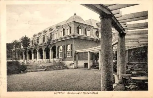 Ak Witten an der Ruhr, Restaurant Hohenstein