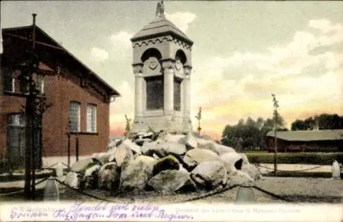 Ak Wilhelmshaven, Denkmal der kaiserlichen II. Matrosen-Division