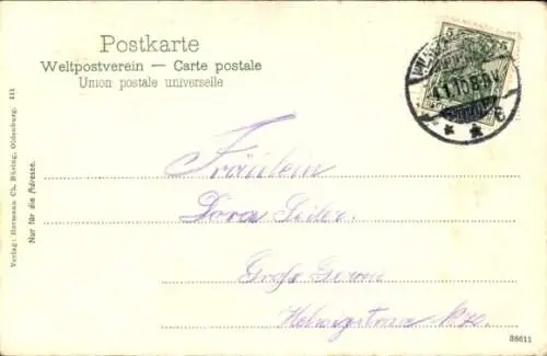 Ak Wilhelmshaven, Denkmal der kaiserlichen II. Matrosen-Division