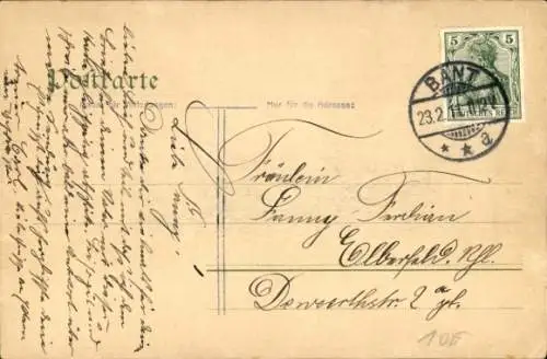 Ak Wilhelmshaven, Stationsgebäude