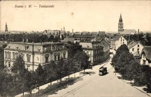 Ak Hamm in Westfalen, Totalansicht